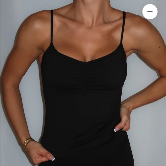 NWOT Liaison The Label The Pirouette Tank Black Size Large - Picture 1 of 6